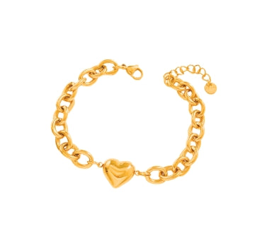 Pulsera Con Corazón, Cadena